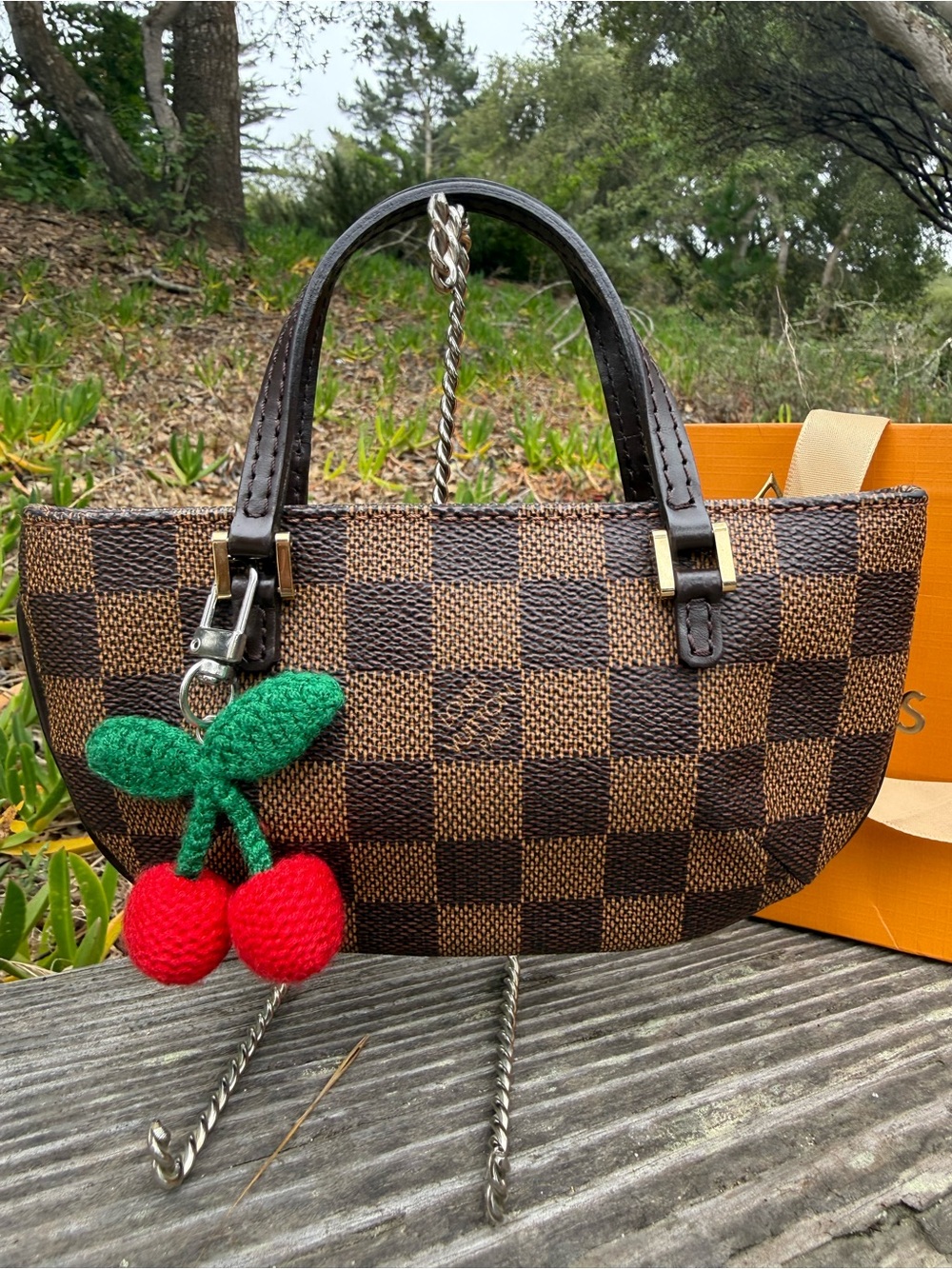 Louis Vuitton GM Manosque Pochette, Dust Bag, Shopping Bag & COA - Picture 1 of 14